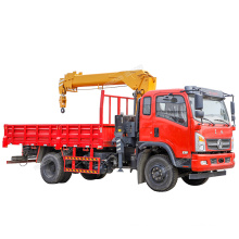 6.3 ton small crane truck with cargo box